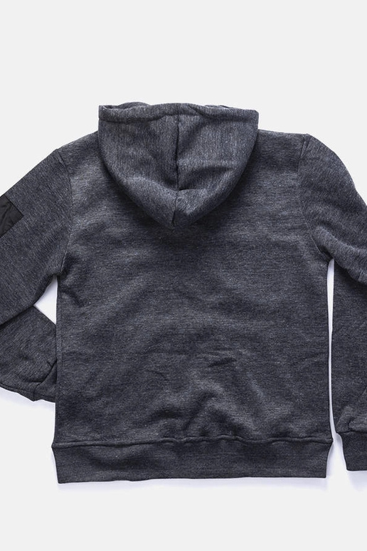 Mørkegrå Labrosse-hættetrøje til mænd