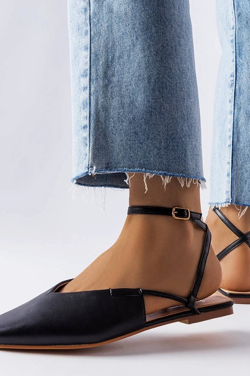 Sorte lukkede tåsandaler Jehova