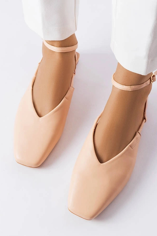 Pink lukket tå sandaler Jehova