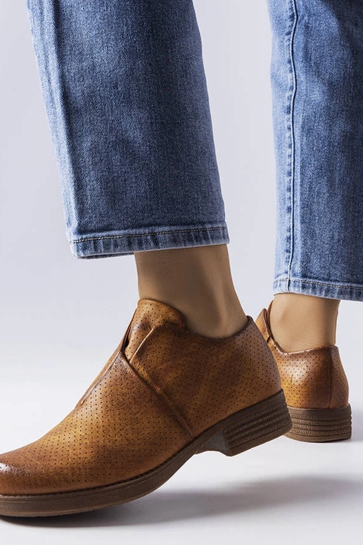 Seymour Brown Slip-On gennembrudte... Seymour Brown Slip-On gennembrudte...