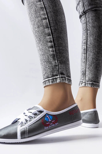 Grå Woodstock sneakers til kvinder