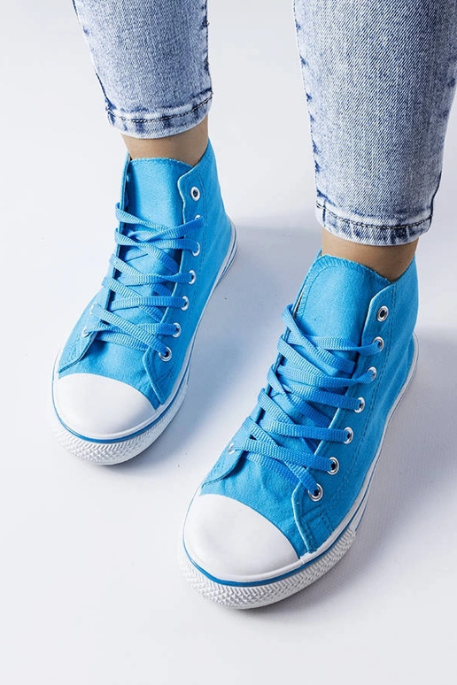 Alaine Blue High Top Sneakers