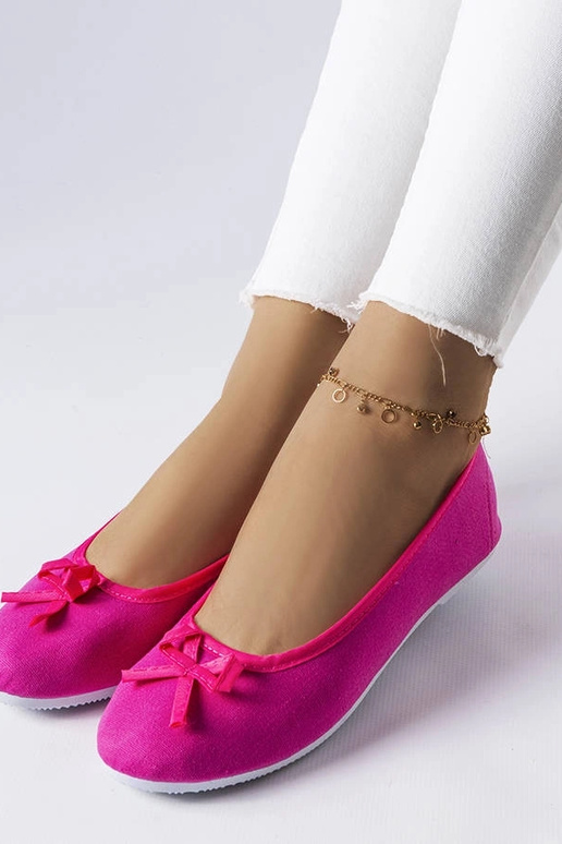 Gendron pink stof ballet lejligheder Gendron pink stof ballet lejligheder