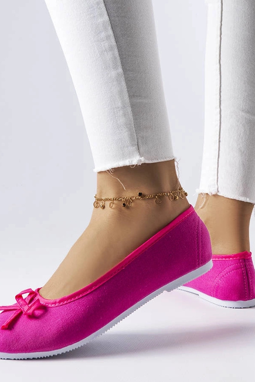 Gendron pink stof ballet lejligheder Gendron pink stof ballet lejligheder