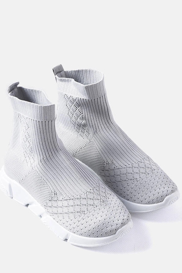 Grå strømpesneakers fra Olot 2