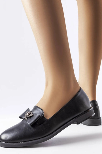 Sorte dekorative loafers Ila 2