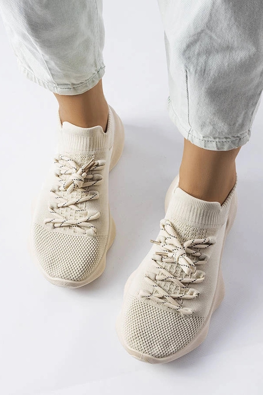 Beige Côté sportssko til kvinder Beige Côté sportssko til kvinder