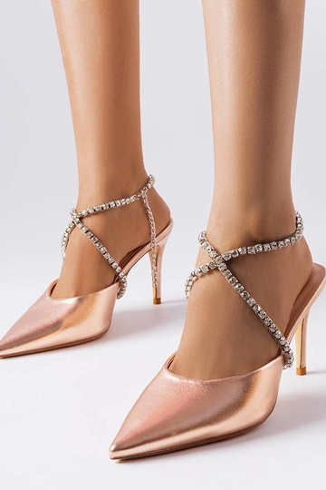 Gold Drainer højhælede muldyr