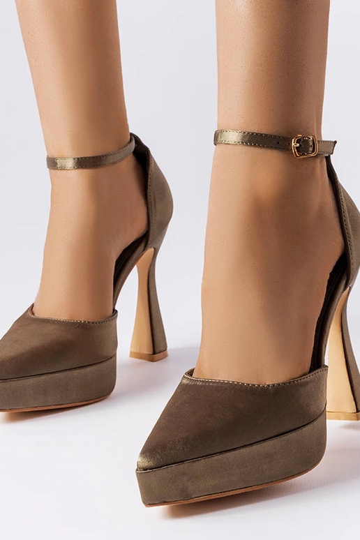 Oliven højhælede pumps Lowell Oliven højhælede pumps Lowell