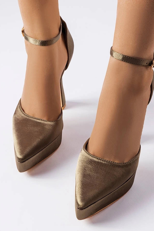 Oliven højhælede pumps Lowell Oliven højhælede pumps Lowell