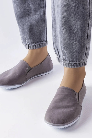 Gaulin grå elastiske sneakers