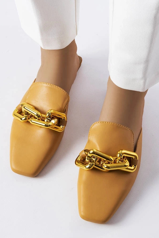 Brune Hickory Kæde Flip Flops