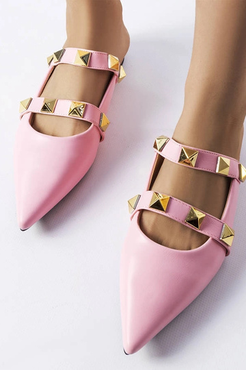 Pink spidstå flip flops...