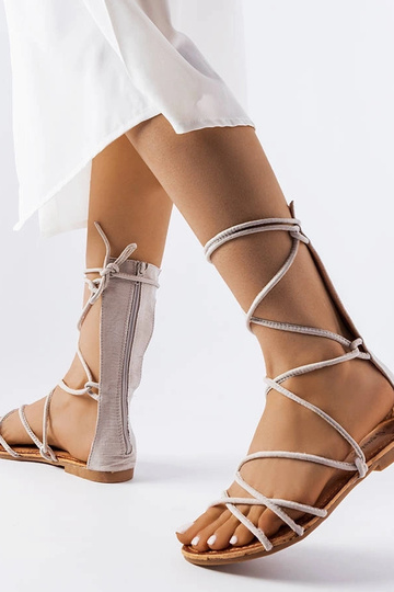 Heliport grå sandaler med... 2