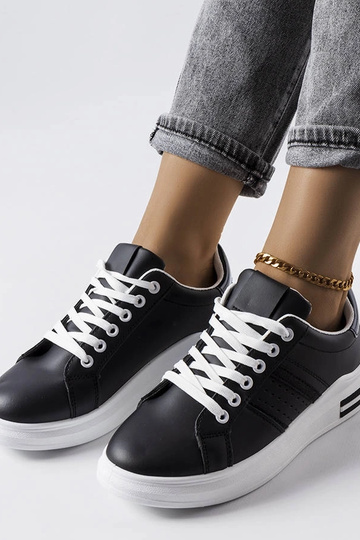 Sorte Lanoie platform sneakers 2