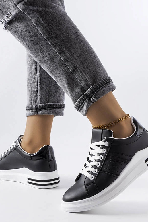 Sorte Lanoie platform sneakers Sorte Lanoie platform sneakers