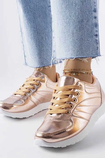 Quessy guld sneakers