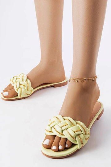 Grønne elegante Correra flip-flops