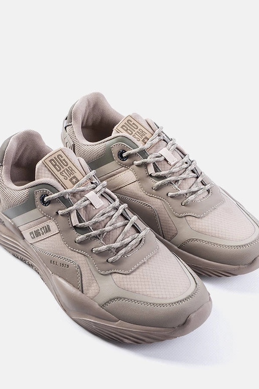 Zandkleurige sportschoenen, „Big Star...