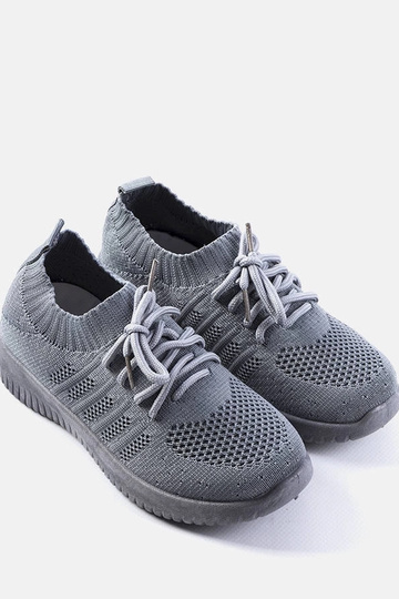 Omaha grå børnesneakers 2