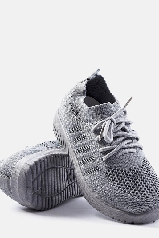 Omaha grå børnesneakers Omaha grå børnesneakers