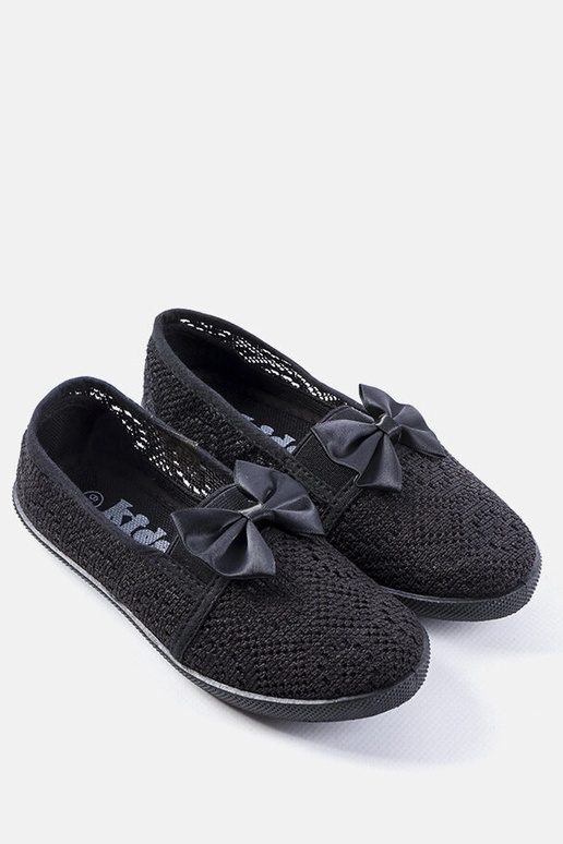 Zwarte geperforeerde babyschoentjes,...