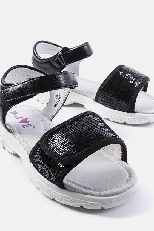 Sorte børnesandaler Grenier Sorte børnesandaler Grenier