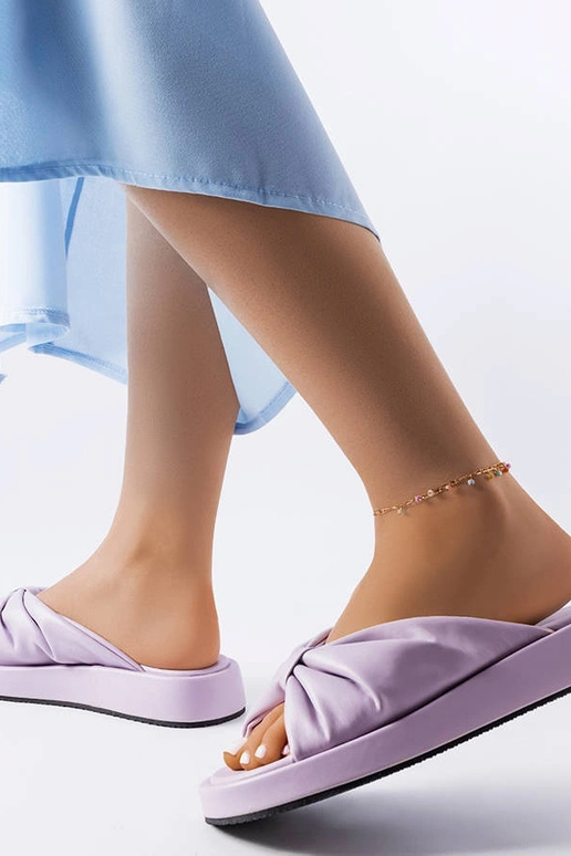 Hog Purple Wedge Sandaler