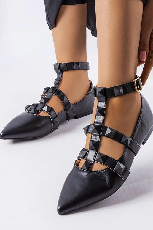 Sorte ballerinaer med en spektakulær... Sorte ballerinaer med en spektakulær...