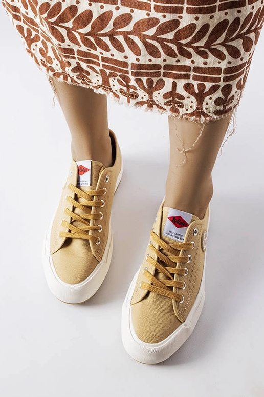 Beige Lee Cooper Sneakers...