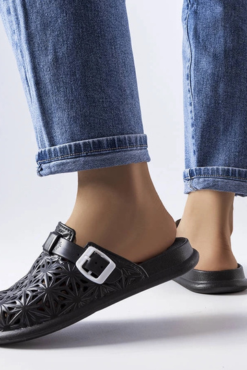 Sort gennembrudt gummi Peverell flip-flops
