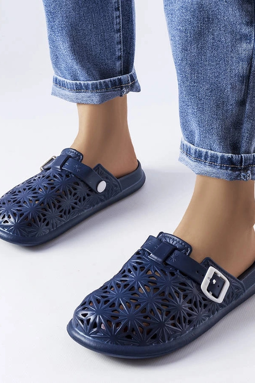 Marineblå gennembrudt Peverell...