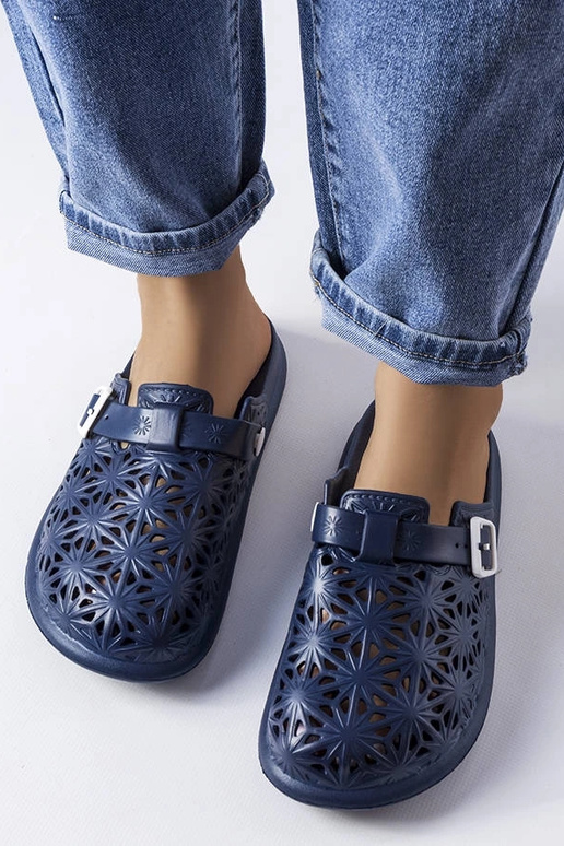 Marineblå gennembrudt Peverell...