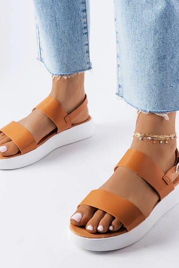 Brune Isaac Platform-sandaler 2