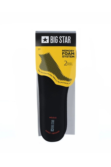 Big Star Memory Foam sorte indlægssåler 2