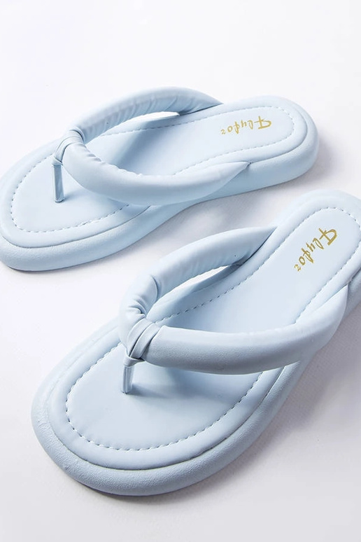 Blå chunky Smithfield flip-flops