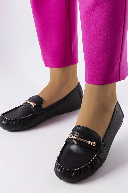 Sorte Sorel mat finish loafers Sorte Sorel mat finish loafers