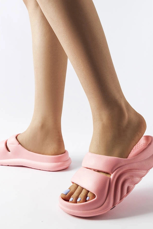 Pink Geneve gummiflip-flops