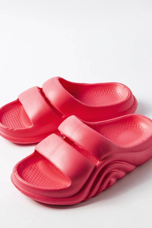 Mørkelyserøde Geneve gummiflip-flops