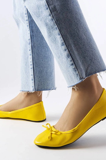 Gele ballerina's met strik,... 2