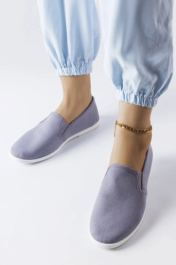 Quincy grå stof sneakers