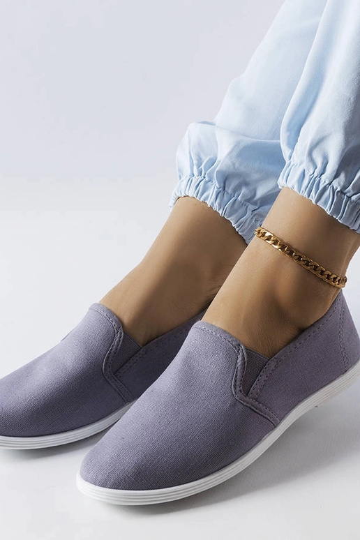 Quincy grå stof sneakers Quincy grå stof sneakers