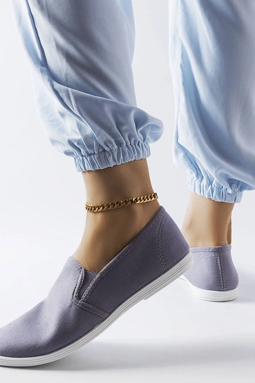 Quincy grå stof sneakers Quincy grå stof sneakers