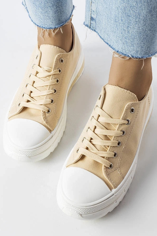 Beige Hawthorne Platform Sneakers Beige Hawthorne Platform Sneakers