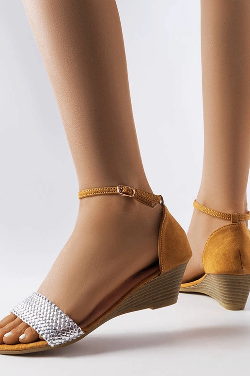 Sølv Veltri Kilesandaler Sølv Veltri Kilesandaler