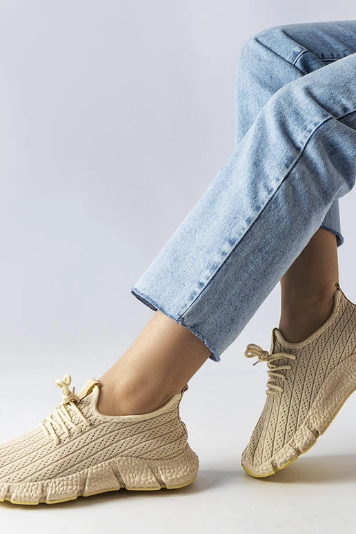 Lysbeige Élodie sportssneakers Lysbeige Élodie sportssneakers