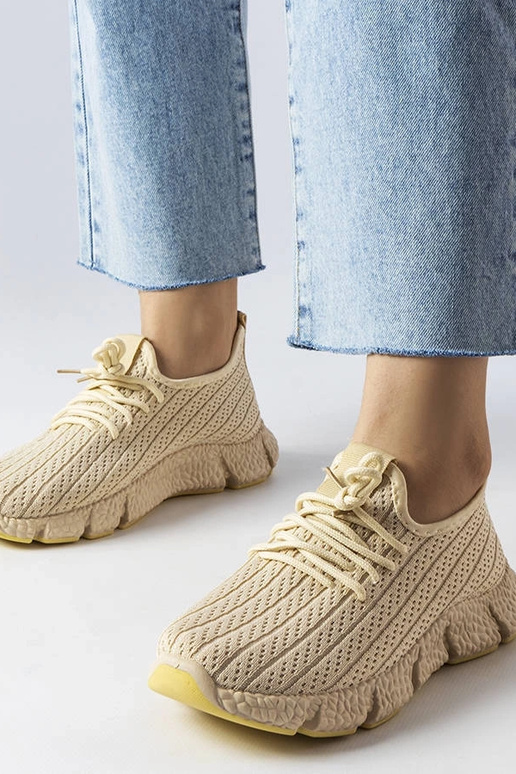 Lysbeige Élodie sportssneakers Lysbeige Élodie sportssneakers