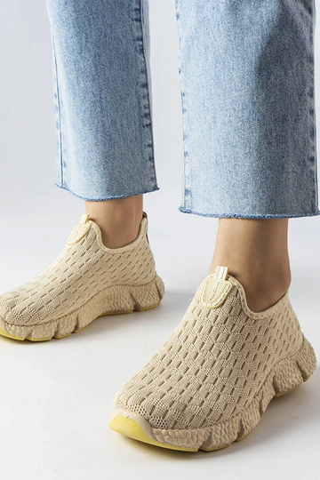 Lysbeige Obenor slip-on...