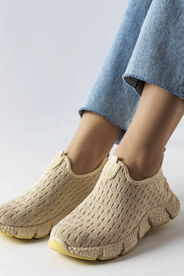 Lysbeige Obenor slip-on... 2