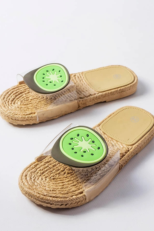 Gennemsigtige kiwi flip flops Foddie